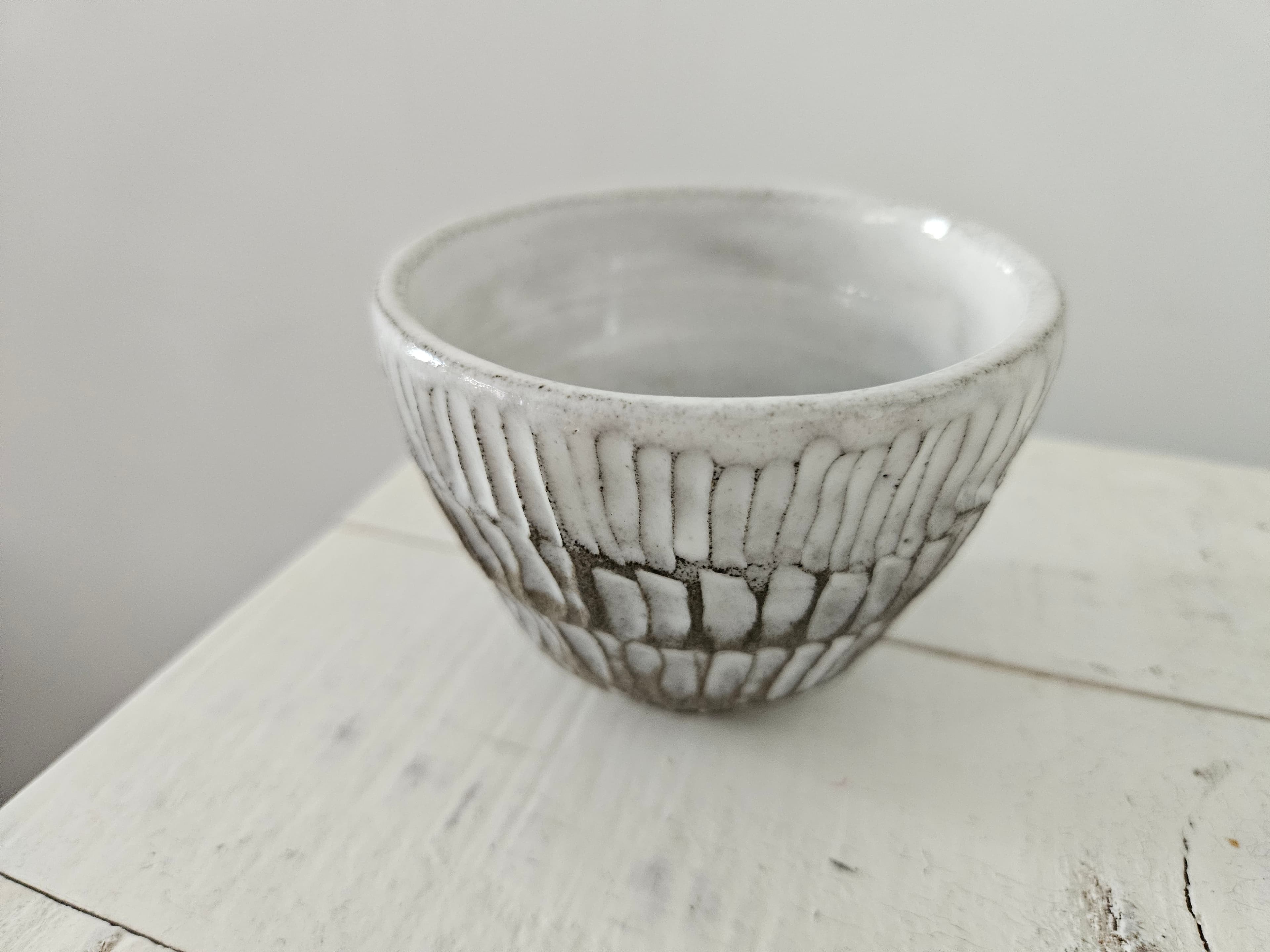 Flat white mug